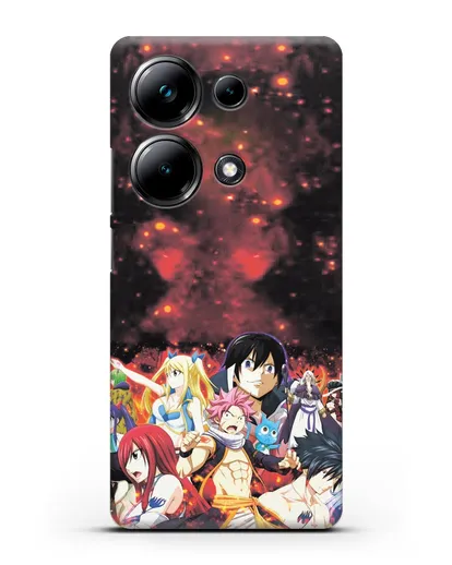 Чехол аниме Хвост феи - Хвост феи силиконовый для Xiaomi Poco M6 Pro