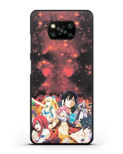 Чехол аниме Хвост феи - Хвост феи силиконовый для Xiaomi Poco X3