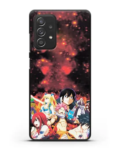 Чехол аниме Хвост феи - Хвост феи силиконовый для Samsung Galaxy A53