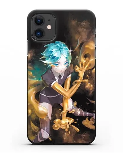 Чехол аниме Страна самоцветов - Фосс и золото силиконовый для iPhone 11