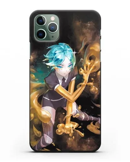 Чехол аниме Страна самоцветов - Фосс и золото силиконовый для iPhone 11 Pro Max