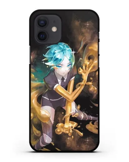 Чехол аниме Страна самоцветов - Фосс и золото силиконовый для iPhone 12