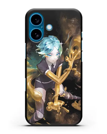 Чехол аниме Страна самоцветов - Фосс и золото силиконовый для iPhone 16