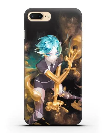 Чехол аниме Страна самоцветов - Фосс и золото силиконовый для iPhone 7 Plus