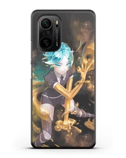 Чехол аниме Страна самоцветов - Фосс и золото силиконовый для Xiaomi Poco F3
