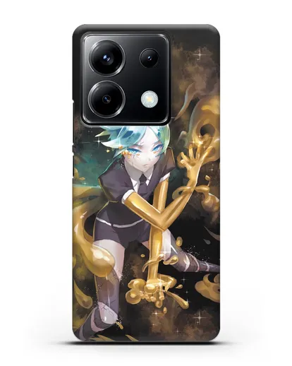 Чехол аниме Страна самоцветов - Фосс и золото силиконовый для Xiaomi Poco X6