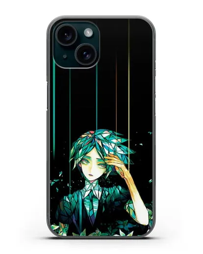 Чехол аниме Страна самоцветов - Фосс силиконовый для iPhone 15