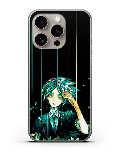 Чехол аниме Страна самоцветов - Фосс силиконовый для iPhone 15 Pro