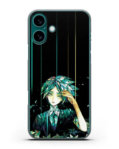 Чехол аниме Страна самоцветов - Фосс силиконовый для iPhone 16 Plus