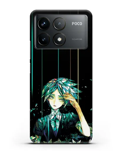 Чехол аниме Страна самоцветов - Фосс силиконовый для Xiaomi Poco F6 Pro