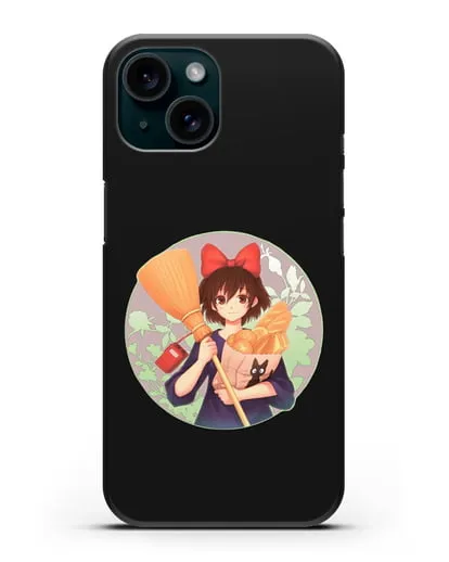 Чехол аниме Ведьмина служба доставки - Кики силиконовый для iPhone 15