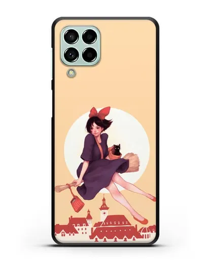 Чехол аниме Ведьмина служба доставки - Кики на метле силиконовый для Samsung Galaxy M53 [SM-M536]