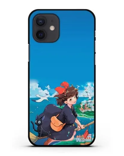 Чехол аниме Ведьмина служба доставки - Кики в полёте силиконовый для iPhone 12