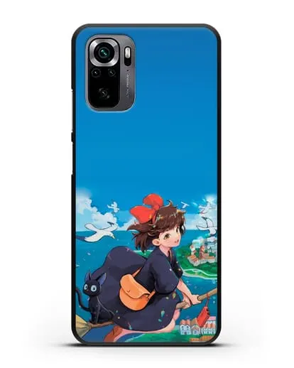 Чехол аниме Ведьмина служба доставки - Кики в полёте силиконовый для Xiaomi Poco M5s