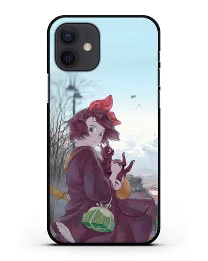 Чехол аниме Ведьмина служба доставки - Кики в городе силиконовый для iPhone 12