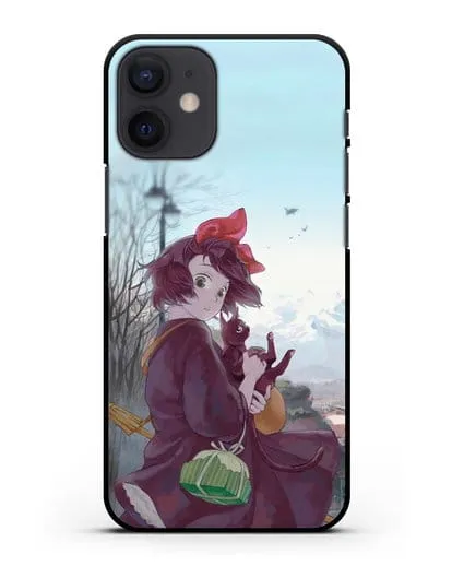 Чехол аниме Ведьмина служба доставки - Кики в городе силиконовый для iPhone 12 mini