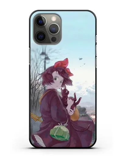 Чехол аниме Ведьмина служба доставки - Кики в городе силиконовый для iPhone 12 Pro Max