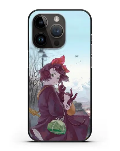 Чехол аниме Ведьмина служба доставки - Кики в городе силиконовый для iPhone 14 Pro