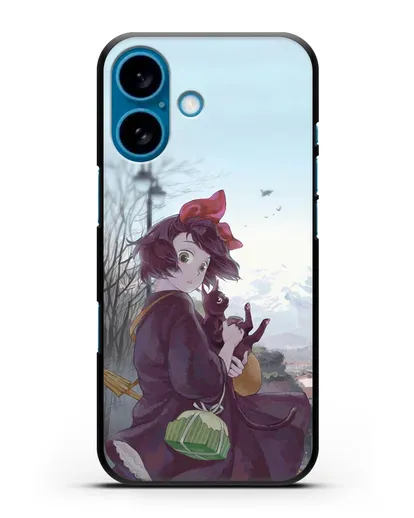 Чехол аниме Ведьмина служба доставки - Кики в городе силиконовый для iPhone 16