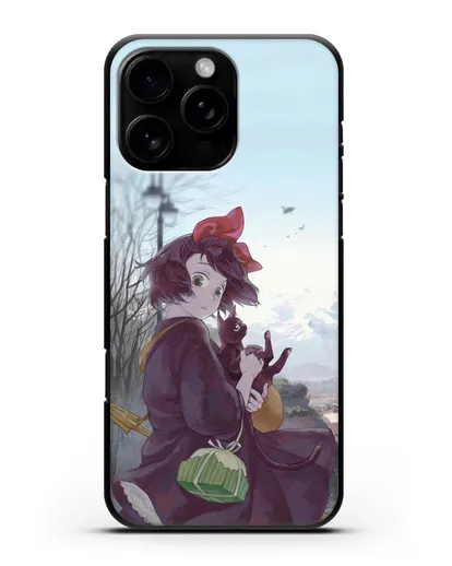 Чехол аниме Ведьмина служба доставки - Кики в городе силиконовый для iPhone 16 Pro Max