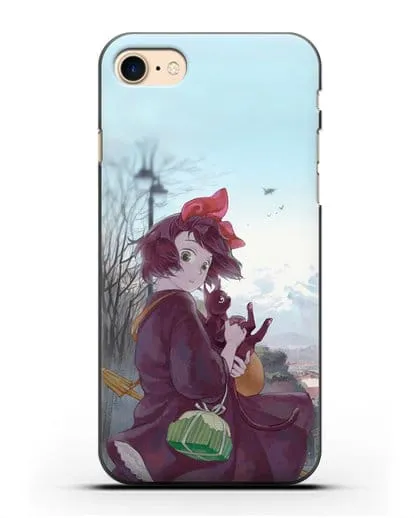 Чехол аниме Ведьмина служба доставки - Кики в городе силиконовый для iPhone 8