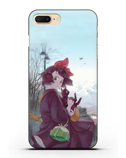 Чехол аниме Ведьмина служба доставки - Кики в городе силиконовый для iPhone 7 Plus