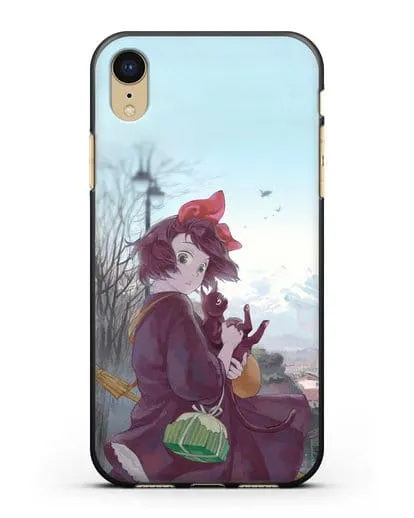 Чехол аниме Ведьмина служба доставки - Кики в городе силиконовый для iPhone XR