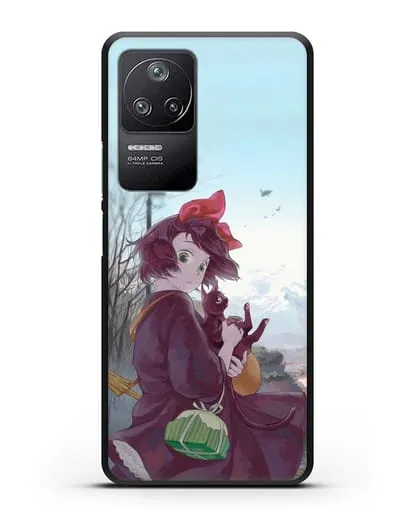 Чехол аниме Ведьмина служба доставки - Кики в городе силиконовый для Xiaomi Poco F4