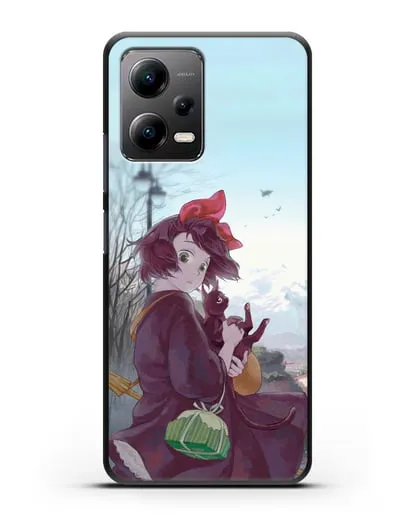 Чехол аниме Ведьмина служба доставки - Кики в городе силиконовый для Xiaomi Poco X5