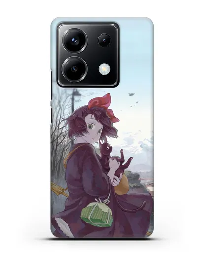 Чехол аниме Ведьмина служба доставки - Кики в городе силиконовый для Xiaomi Poco X6