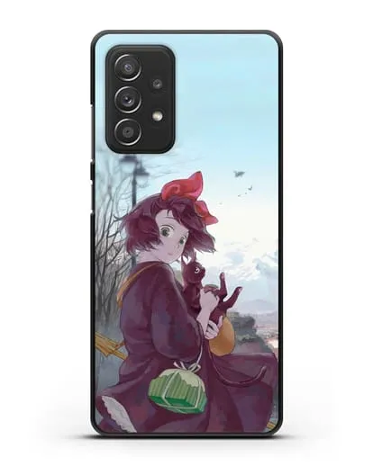 Чехол аниме Ведьмина служба доставки - Кики в городе силиконовый для Samsung Galaxy A53