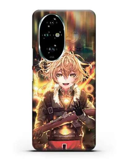 Чехол аниме Военная хроника маленькой девочки - Таня в бою силиконовый для Honor 200 Pro