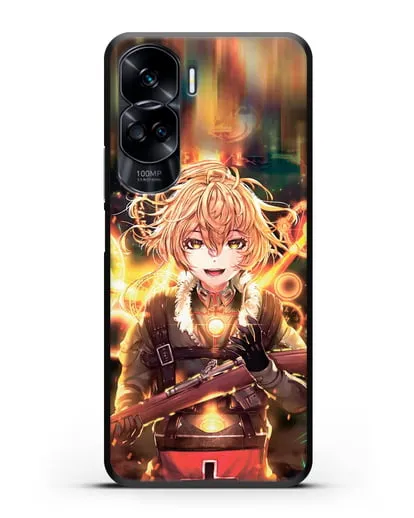 Чехол аниме Военная хроника маленькой девочки - Таня в бою силиконовый для Honor 90 Lite