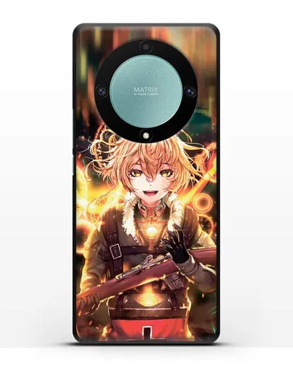 Чехол аниме Военная хроника маленькой девочки - Таня в бою силиконовый для Honor X9a