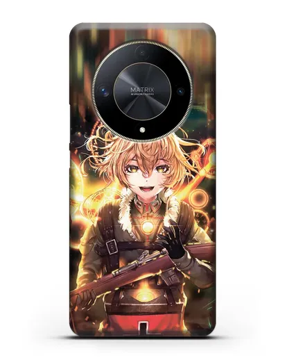 Чехол аниме Военная хроника маленькой девочки - Таня в бою силиконовый для Honor X9b