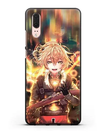 Чехол аниме Военная хроника маленькой девочки - Таня в бою силиконовый для Huawei P20