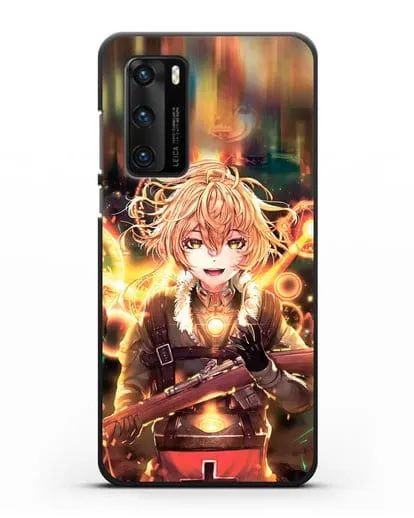 Чехол аниме Военная хроника маленькой девочки - Таня в бою силиконовый для Huawei P40