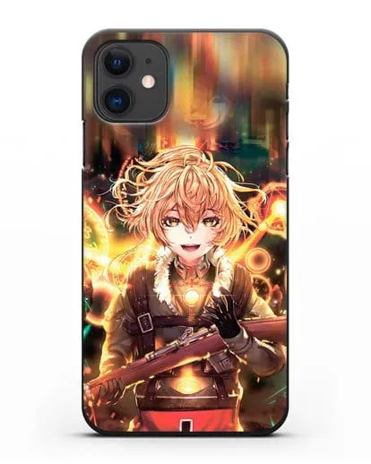 Чехол аниме Военная хроника маленькой девочки - Таня в бою силиконовый для iPhone 11