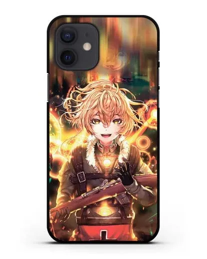 Чехол аниме Военная хроника маленькой девочки - Таня в бою силиконовый для iPhone 12