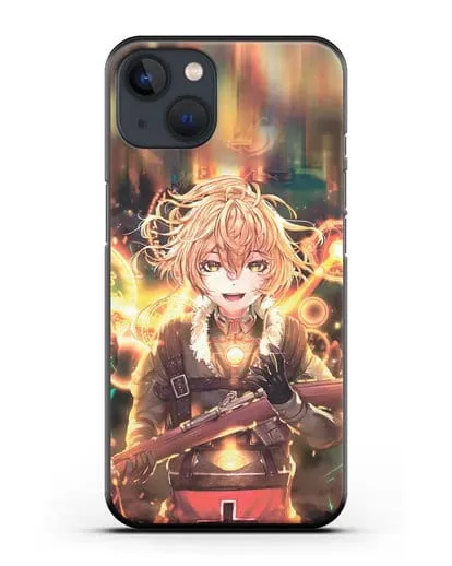 Чехол аниме Военная хроника маленькой девочки - Таня в бою силиконовый для iPhone 13 Mini