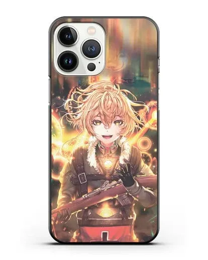 Чехол аниме Военная хроника маленькой девочки - Таня в бою силиконовый для iPhone 13 Pro Max