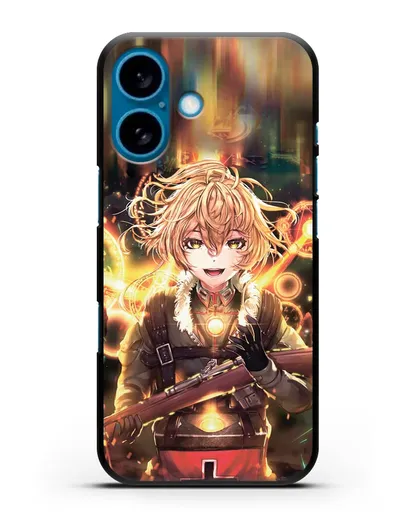 Чехол аниме Военная хроника маленькой девочки - Таня в бою силиконовый для iPhone 16