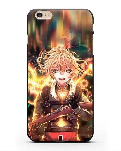 Чехол аниме Военная хроника маленькой девочки - Таня в бою силиконовый для iPhone 6s Plus
