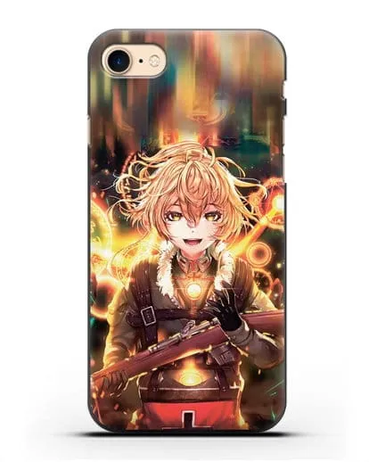 Чехол аниме Военная хроника маленькой девочки - Таня в бою силиконовый для iPhone 7
