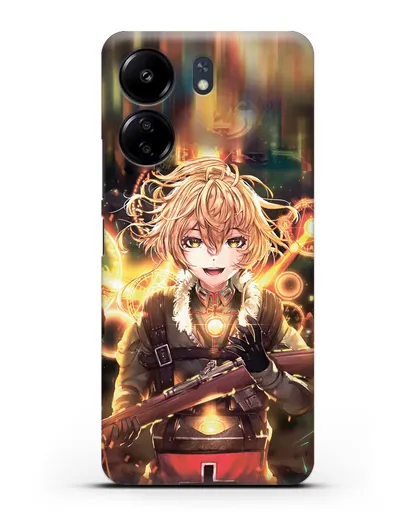 Чехол аниме Военная хроника маленькой девочки - Таня в бою силиконовый для Xiaomi Poco C65