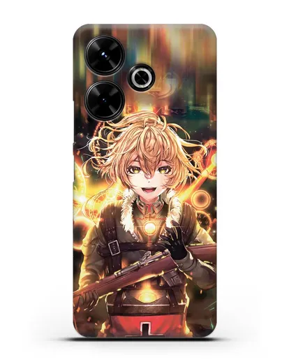 Чехол аниме Военная хроника маленькой девочки - Таня в бою силиконовый для Xiaomi Poco M6