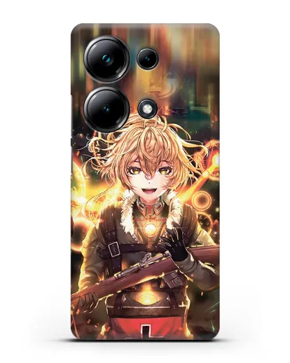 Чехол аниме Военная хроника маленькой девочки - Таня в бою силиконовый для Xiaomi Poco M6 Pro