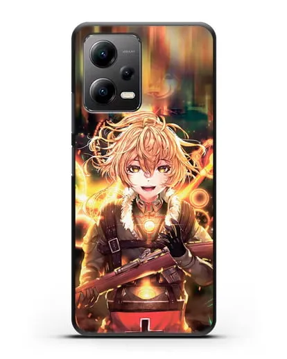 Чехол аниме Военная хроника маленькой девочки - Таня в бою силиконовый для Xiaomi Poco X5