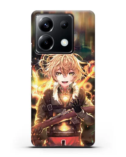 Чехол аниме Военная хроника маленькой девочки - Таня в бою силиконовый для Xiaomi Poco X6