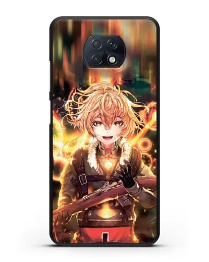 Чехол аниме Военная хроника маленькой девочки - Таня в бою силиконовый для Xiaomi Redmi Note 9T